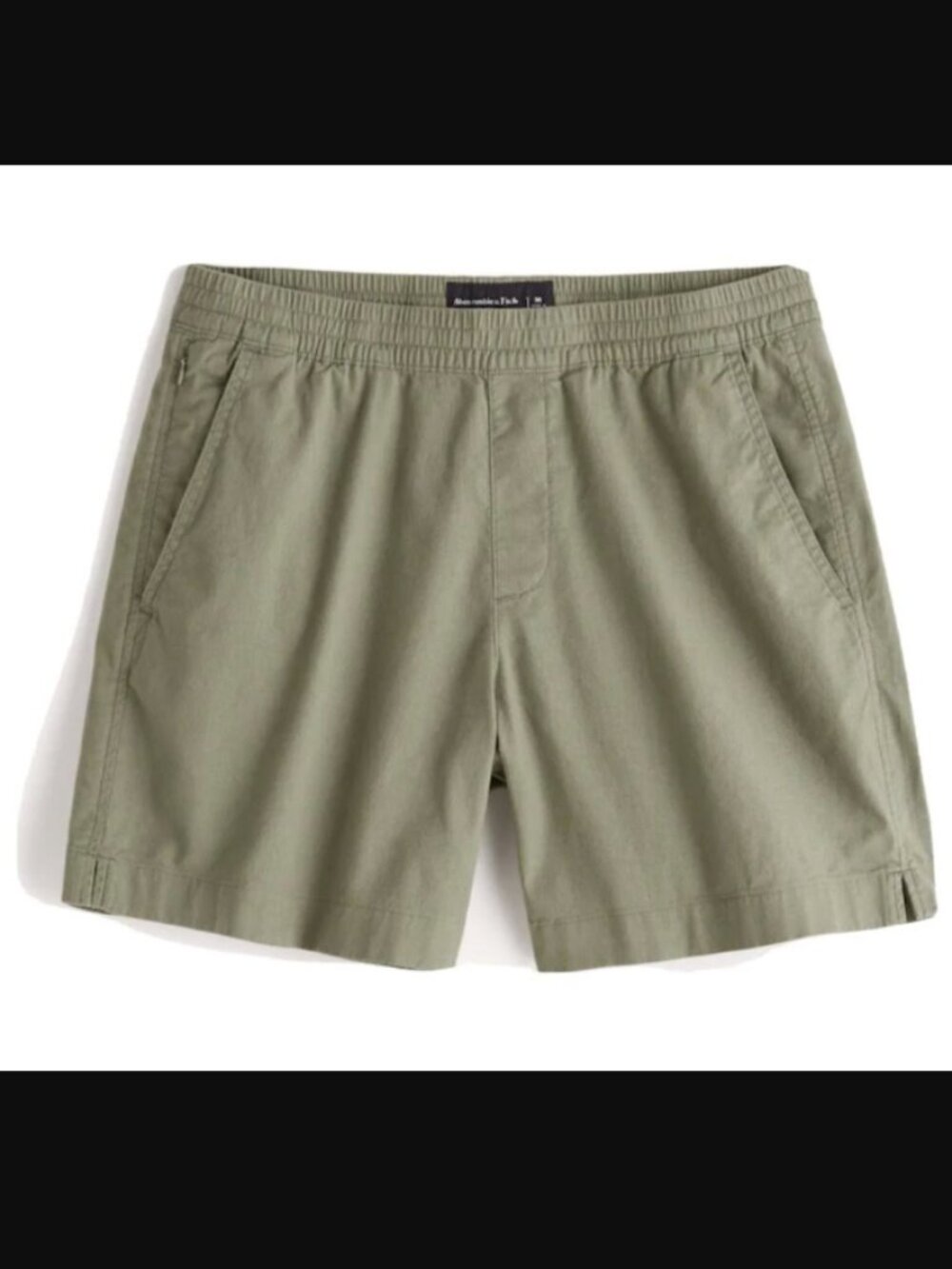 NWT Abercrombie & Fitch Relaxed Linen Blend Pull-On Shorts Size XL